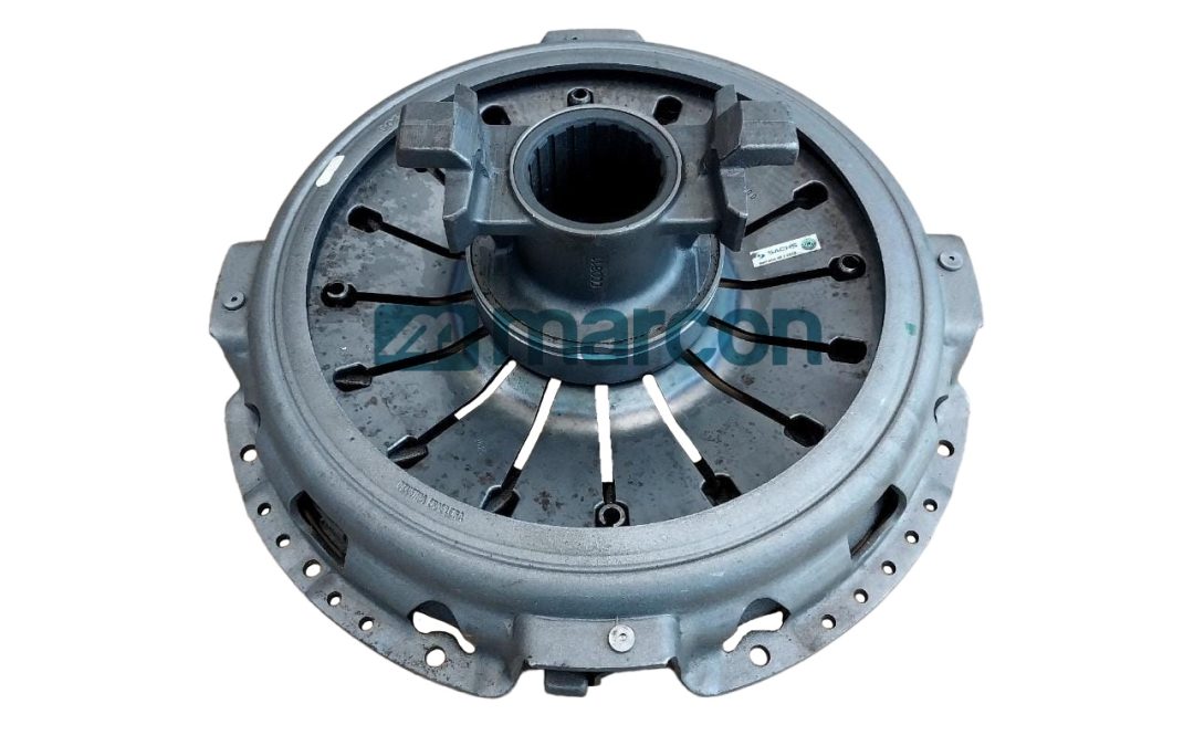 1581.03 – 3483 600 110:80S – PLATO DE EMBREAGEM REMANUFATURADO. FORD/VWC  (4220/16220/17220/23210/24220 CUMMINS) SEM TUBO GUIA – 350MM