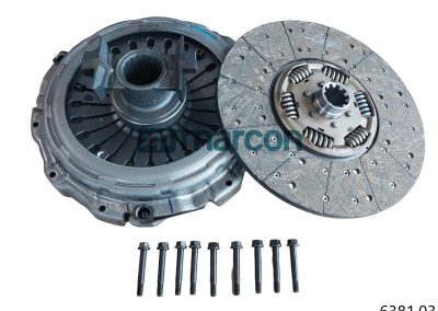 6381.03 – 3400 000 797:80S – KIT EMBR.REMANUF. VWC/FORD (CAMINHOES AC 210CV COM SERVO) – (1981+5080) C/T – 380MM